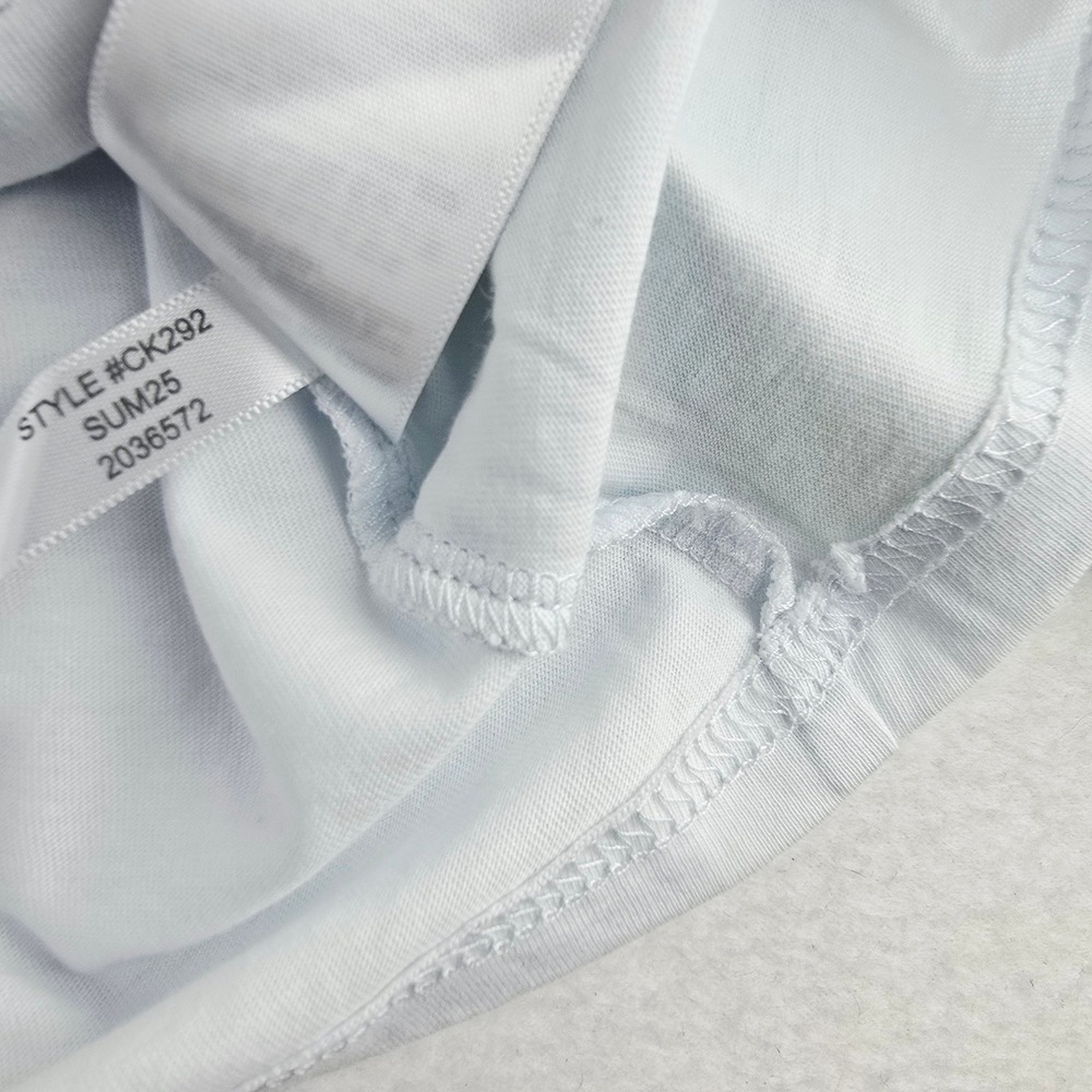 J. Crew Light Blue Ribbed Tank with Ruffle Trim - Picture 7 of 10